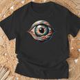 目玉 不気味な目 Tシャツ 高齢者への贈り物