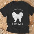 私の親友はサモエドです Tシャツ 高齢者への贈り物