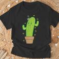 素敵なムードのサボテン Tシャツ 高齢者への贈り物