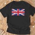 素晴 イギリス国旗 British Flag ユニオンジャック 旗 男性用、女性用 Tシャツ 高齢者への贈り物