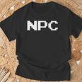 素晴らしいビデオゲーム-面白いnpc-オールドゲーマー Tシャツ 高齢者への贈り物