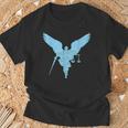 聖ミカエル正義の大天使戦士。キリスト教の信仰 Tシャツ 高齢者への贈り物