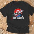 航空高麗 北朝鮮航空母艦 ソビエトツポレフ キム・ジョン Tシャツ 高齢者への贈り物