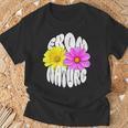 花 可愛い 自然からの贈り物 From Natre Tシャツ 高齢者への贈り物
