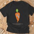 野菜 キャラクター 豊作 ロマネスコ にんじん 畑 Tシャツ 高齢者への贈り物
