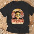 金正恩ロケットマンミサイルマン北朝鮮北朝鮮 Tシャツ 高齢者への贈り物