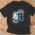 陰陽太極拳ドラゴンデザイン 瞑想用 太極拳 Tシャツ 高齢者への贈り物