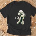 面白いtシャツ トイプードル ゴルフ イヌ メンズ 犬好き グッズ かわいい おもしろ 面白い 服 ネタ Tシャツ 高齢者への贈り物
