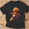 面白いtシャツ トイプードル バイク イヌ メンズ 犬好き グッズ かわいい おもしろ 面白い 服 ネタ Tシャツ 高齢者への贈り物
