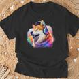 面白いtシャツ 柴犬 ゲーム 音楽 イヌ わんこ メンズ 犬好き グッズ おもしろ 面白い 服 ネタ Tシャツ 高齢者への贈り物