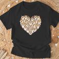 面白いtシャツ 柴犬 ハート イヌ わんこ メンズ 犬好き グッズ かわいい おもしろ 面白い 服 ネタ Tシャツ 高齢者への贈り物