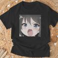 面白いカワイイガール 日本アニメ オタク Tシャツ 高齢者への贈り物