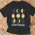 面白いムーンアート メンズ レディース キッズ ムーンフェイズ 宇宙科学 Tシャツ 高齢者への贈り物