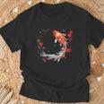 鯉 錦鯉 平和 親切 縁起 Tシャツ 高齢者への贈り物