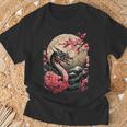 黒龍 桜 日本 美学 日本龍 Tシャツ 高齢者への贈り物