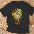 龍 中国の漢字 動物 干支 占星術 ドラゴン Tシャツ 高齢者への贈り物