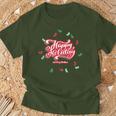 Happy Holiday And Merry Christmas Quote Festive Greetings Tシャツ 高齢者への贈り物