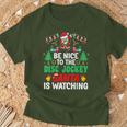 Be Nice To The Disc Jockeyanta Dj Disc Jockey Christmas Tシャツ 高齢者への贈り物