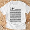 314 円周率の日 数学 非合理数 円周率 Tシャツ 高齢者への贈り物