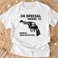 38 スペシャルモデル 10 リボルバー ファン Tシャツ 高齢者への贈り物