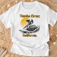 70S 80S Ca レトロ サーフィン ペリカン サンタクルーズ Tシャツ 高齢者への贈り物
