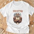 Alpha Wolf I 'Ll Protect You Kitten No Matter What Dominance 長袖tシャツ Tシャツ 高齢者への贈り物