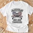 American Big Rig Trucker Heavy Haulage バックプリント Tシャツ 高齢者への贈り物
