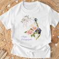 Beauty Flower（4） 長袖tシャツ Tシャツ 高齢者への贈り物