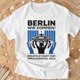 Bielefeld Berlin Pokal Endspiel Cup Final 2025 Football T-Shirt Geschenke für alte Männer
