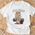 Bissi Pumpi Gym Fitness Meme Bobr Bissi Pumpi Bober Tシャツ 高齢者への贈り物