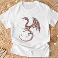 Book Lover Bookworm Reading Books Dragon 長袖tシャツ Tシャツ 高齢者への贈り物