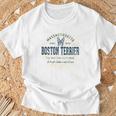 Boston Terrierギフトヴィンテージボストン・テリア Tシャツ 高齢者への贈り物