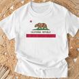 California Republic ノベルティ カリフォルニアベア カリフォルニアフラッグ Tシャツ 高齢者への贈り物