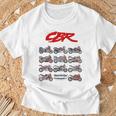 Cbr、オートバイ、バイク、バイカー、スポーツバイクの進化。 Tシャツ 高齢者への贈り物