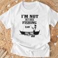 Cute I'm Not Retired Fishing Is My Full-Time Job ギフト Tシャツ 高齢者への贈り物