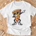 Dabbing Pizza スライス ダンス ピザ 幼児 男の子 ダンス 食通 Tシャツ 高齢者への贈り物