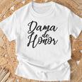 Dama De Honor Española Dama De Honor Despedida Deoltera Camiseta unisex Regalos para ancianos