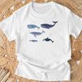 De Ballena Para Los Amantes De Las Ballenas Azul Beluga Orca Y Más Camiseta unisex Regalos para ancianos