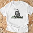 Don't' Tread On Me シャツ メンズ ガズデンフラッグ ブラック スネーク Tシャツ 高齢者への贈り物