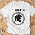 Estoicismo Filosofíairtudes Guerreras Antiguas Camiseta unisex Regalos para ancianos