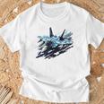 F-15 ストライク イーグル ミリタリー 戦闘機 ジェット キッズ 幼児 男の子 男性 Tシャツ 高齢者への贈り物