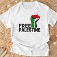 Free Palestine パレスチナの旗無料パレスチナ Tシャツ 高齢者への贈り物