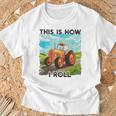 Farming Farmers This Is How I Roll トラクター Tシャツ 高齢者への贈り物