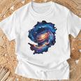 Galaxy Backprint Tシャツ 高齢者への贈り物