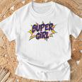 Girl Comicuper Retro Cool 長袖tシャツ Tシャツ 高齢者への贈り物