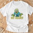 Got Brains Hungry Zombie ハロウィン 漫画 ゾンビ Tシャツ 高齢者への贈り物