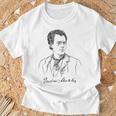 Gustav Mahler グスタフ・マーラー オーストリアの作曲家、指揮者。 音楽 Tシャツ 高齢者への贈り物