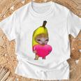 Happy Banana Cat Tシャツ 高齢者への贈り物
