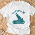 The Happy Life Withhiba Dog かわいい柴犬 黒柴 赤柴 Tシャツ 高齢者への贈り物