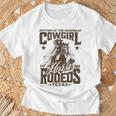 Hoofbeatのリズム カウガール 馬 ロデオ テキサスホース Tシャツ 高齢者への贈り物